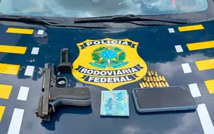 Homem é preso por porte ilegal de arma de fogo na BR 316