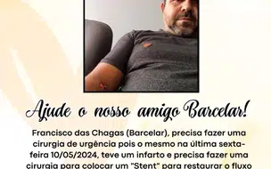 Família de radialista pede ajuda para custear cirurgia do coração