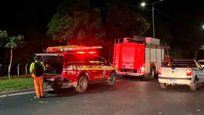 O incidente ocorreu por volta das 8h da noite desta segunda-feira 29