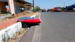 Destroços do Avião