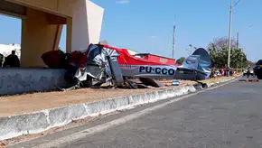 Destroços do Avião