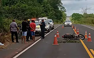 Colisão entre moto e bicicleta deixa uma pessoa morta no Rodoanel de Teresina