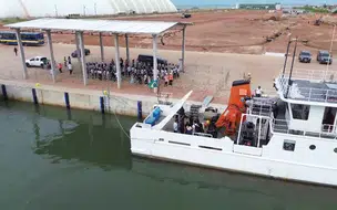Estudantes piauienses vivenciam experiência científica a bordo de navio da Marinha do Brasil