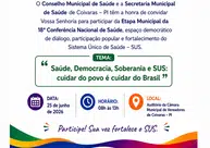 Coivaras promove Etapa Municipal da 18ª Conferência Nacional de Saúde