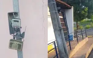 Morador denuncia risco de choque elétrico próximo a creche no bairro Três Andares