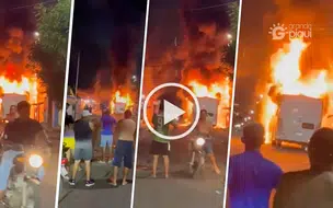 Vídeo: Ônibus registra princípio de incêndio em Timon e Prefeitura emite nota