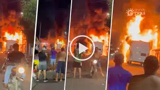 Vídeo: Ônibus registra princípio de incêndio em Timon e Prefeitura emite nota