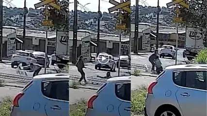 Professora desafia o medo e salva homem segundos antes da passagem de trem