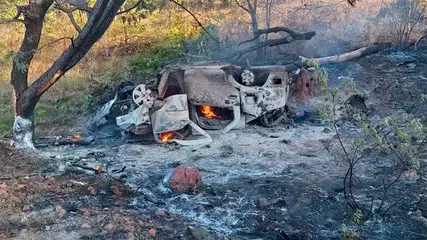 Jovem morre carbonizado ao sofrer aciente de carro na BR-135 em Bertolínia