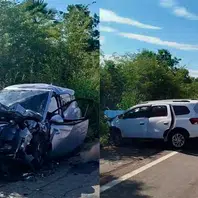 Acidente na BR-343 deixa dois feridos entre Parnaíba e Buriti dos Lopes