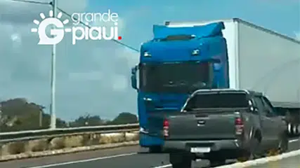 Vídeo: Motorista é flagrado na contramão na BR-316 entre Teresina e Demerval Lobão